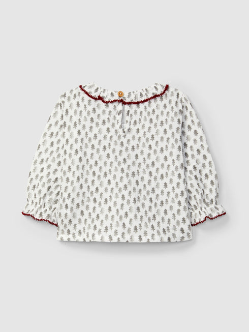 SNUG PRINT BLOUSE